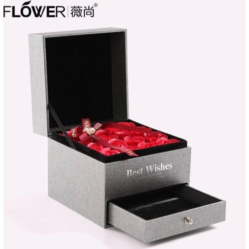 Double-layer gift box net popular Valentines day packaging boxes for packaging gift boxes boxes packaging cosmetic packaging