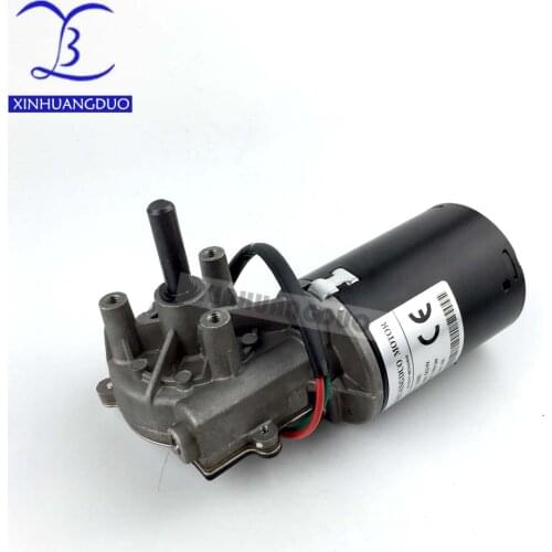 6280 DC24V 30 50 100 rpm Electric Worm Gear Motor Right version Self-locking Garage door replacement Windshield wiper Grill