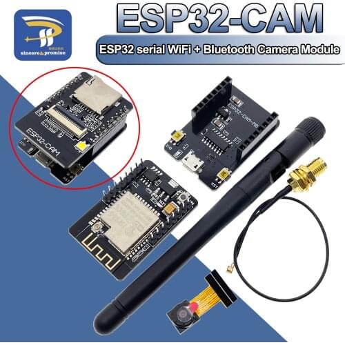 ESP32-CAM-MB ESP-32S WiFi Module Serial to WiFi Development Board 5V Bluetooth With OV2640 Camera Support Photo/Video Antenna