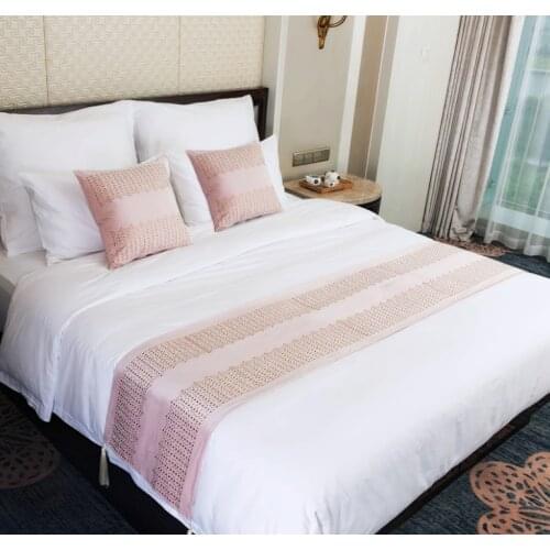 European Velvet Bed Towel Home Hotel Decor Multi-function Table Decor Runner Bed Cupboard Dining Wedding Party DecorLF841