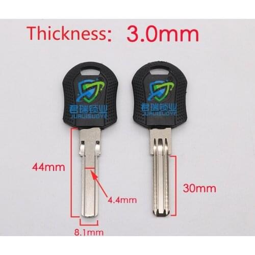 JF100 Anti-theft door key embryo Home magnetic Key Blade Replacement Length(10pcs) Free Shipping