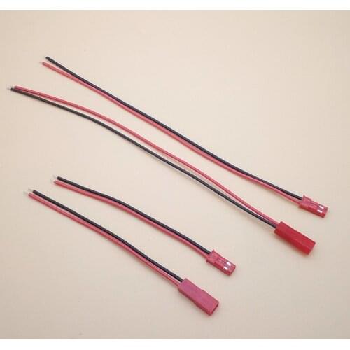 10 Pairs 100mm/180mm Male Female Connector JST Plug Cable For RC BEC Battery Helicopter DIY FPV Drone Quadcopter