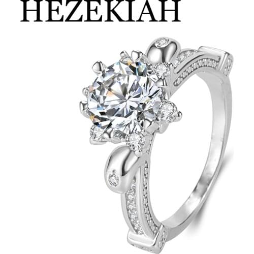 Fashion Luxury Standard 925 Sterling Silver Pt Platinum Diamonds Ring Women Wedding Personality Design Propose Lovers Shining