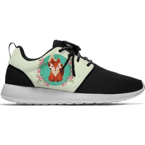 Fox Cartoon Hot Kawaii Cute Funny Kids Sport Running Shoes Casual Breathable Lightweight 3D Print Sneakers Boys Children Girls
