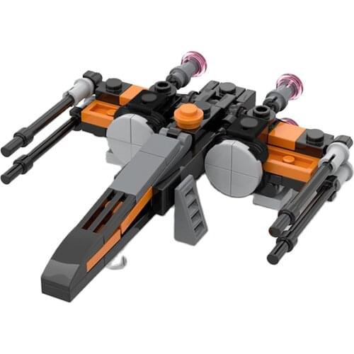 Fighter Model Planes Toys XWing PoeDameron V.2 T70 Planet Series of War Building Blocks Collection Kids Construction Toys