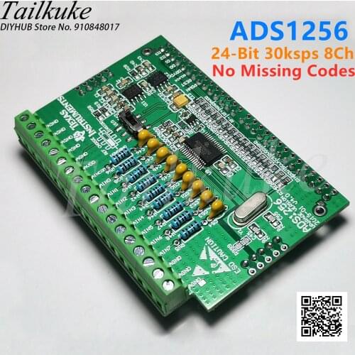 ADS1256 Module 24-bit ADC AD Module High Precision Thermocouple Weighing RTD PT100