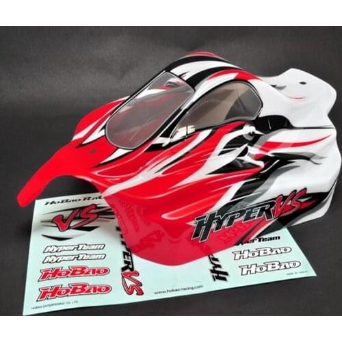 OFNA/HOBAO RACING 85033R PRINTED BODY - RED for 1/8 HYPER VS BUGGY Free Shipping