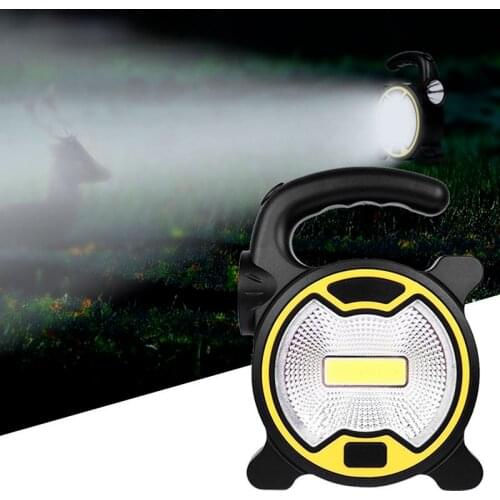 Portable COB Work Lamp LED Lantern Waterproof Emergency Spotlight Rechargeable Floodlight for Outdoor Hiking Camping Light