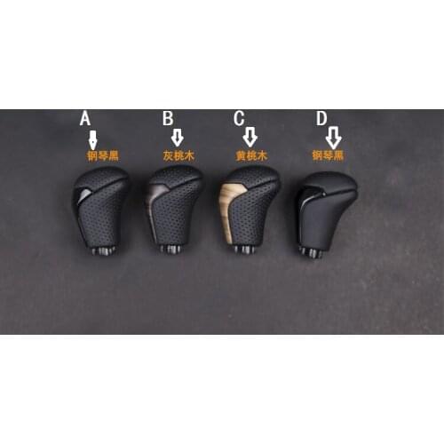 Fit for Toyota Prado HIGHLANDER 2015-2018 carbon fiber shift knob gear shift paddle lever gear head handball
