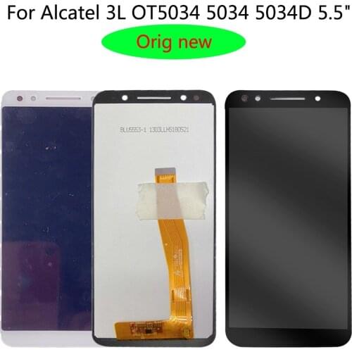 Shyueda 100% Oig NEW For Alcatel 3L OT5034 5034 5034D 5.5" LCD Display Touch Screen Digitizer with tools