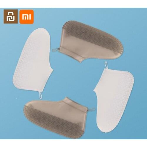 Xiaomi mijia youpin silicone rain boot cover waterproof non-slip rain boots pocket storage men and women rain boots