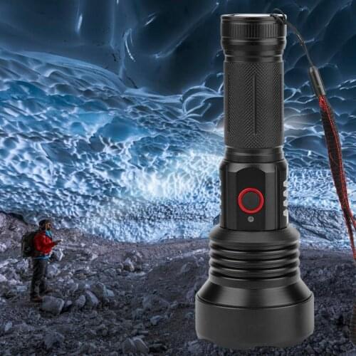 LED Flashlight USB Charging Aluminum Alloy Outdoors Waterproof Super Bright Camping Hiking LED Flashlight