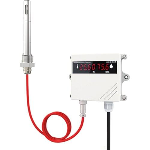 Industrial Thermohygrometer Digital Display 0-120℃ RS485 or 4-20mA Temperature and Humidity sensor