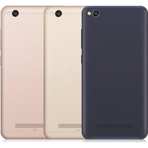 For Xiaomi Redmi 4A Battery Back Rear Cover Door Housing Power Volume Buttons for Redmi 4A Back Cover Case Door + Camera Lens