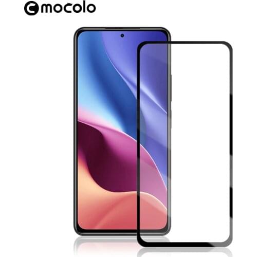 For Xiaomi Redmi K40 Screen Protector Mocolo 9H Full Glued Adhesive Tempered Glass for Xiaomi Redmi K40 Pro Screen Protector