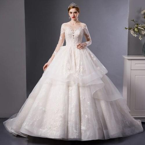 6098 wedding dress vestidos robe de mariee trouwjurk sukienki elbise noiva elegantesparty casamento hochzeitskleid ball gown
