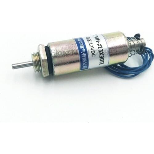 13X30TL Push-pull type tubular Solenoid valve electromagnet DC 12V 24V Stroke 5mm