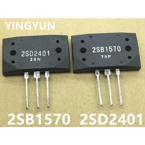 2PCS/lot 1pair 2SB1570 2SD2401 Power amplifier pair tube New original