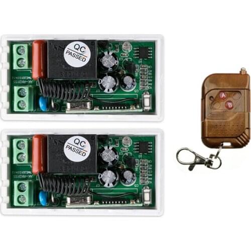 220 v 1 ch RF wireless remote control switch 2* receiver+1 * transmitter Simple connection