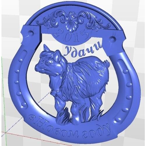 3d goat_4 model relief for cnc in STL file format