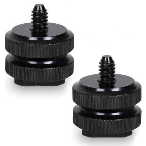 4Pcs Camera Hot Shoe Mount to 1/4 Tripod Screw Adapter for DSLR Camera Rig JR Deals