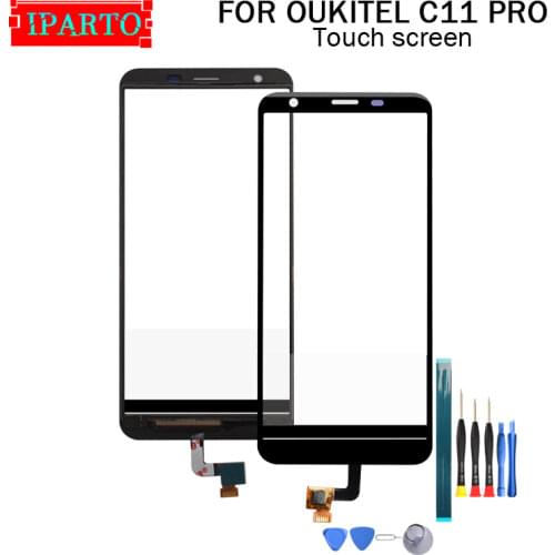 5.45 inch OUKITEL C11 PRO Touch Screen Glass 100% Guarantee Original Digitizer Glass Panel Touch Replacement For OUKITEL C11 PRO