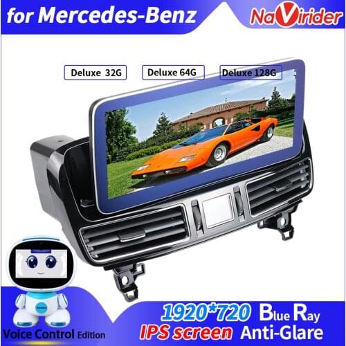 8-core Car Radio Android 10 Multimedia Player Autoradio For Mercedes Benz GLE 400 350 450 500 350 63 Stereo Navigation GPS 2016