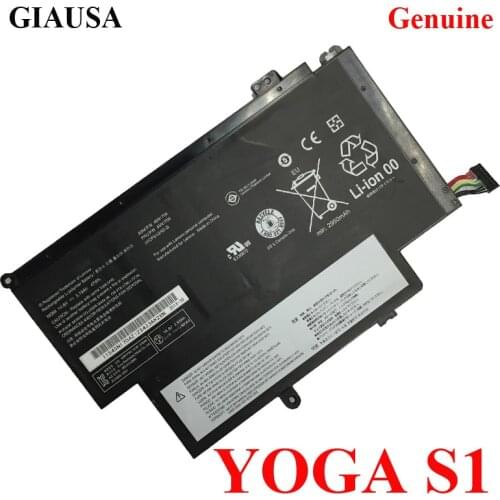 Wholesale Yoga S1 Battery for Lenovo Thinkpad 12.5" S1 Yoga 20cds00800 20cds00700 20cds00500 45N1705 45N1707 45N1704 45N1706