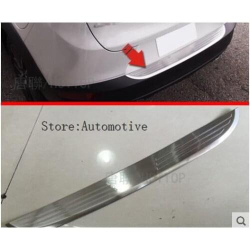 Car Styling Outside Stainless Steel Rear Bumper For Mazda CX-3 CX3 2016 2017 2018 Trunk Sill Scuff Protector Accessories