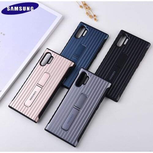 Note 10 Plus Standing Case Samsung Galaxy Note10+ Ultimate Full Protective Case For Note 10 Note10plus Tough Stand Armor Cover