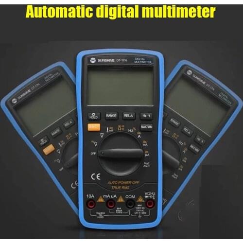 SUNSHINE DT-17N Auto Range LCD Display Multimeter Digital Multimeter Automatic Digital Instrument Tester for Repair Tools