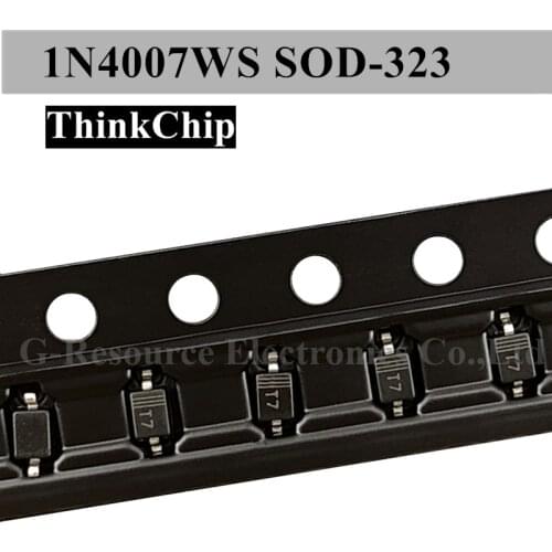 100pcs) 1N4007WS/1N4007W SOD-323 0805 SMD Switch Diode 1206 SOD-123 (Marking T7)