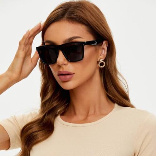 FEISHINI High Quality Photochro Eye Glasses Men Night Vision Vintage Plastic Titanium Frame Square Sunglasses Women Polarized