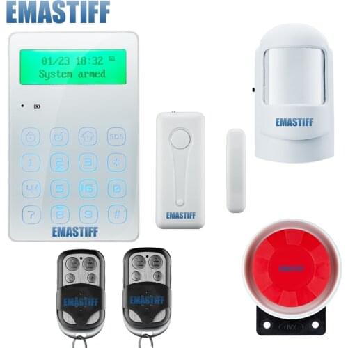 G3G Touch Menu GSM Alarm Wireless IOS/Android APP Control Home Burglar Security Protection Alarm System With Motion Sensors