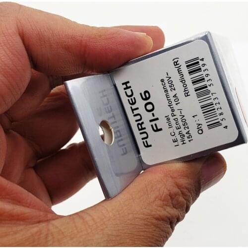 HIFI Furutech FI-06 (R) Copper Rhodium Plated Ultimate IEC Inlet Brand New HiFi vinshle 3pcs
