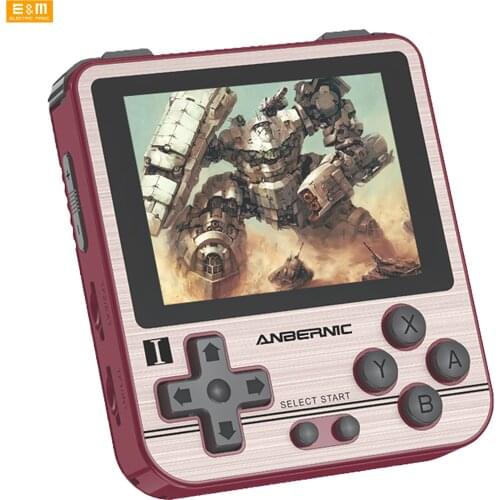 RG280V Mini Arcade Games Console Palm Game Machine IPS Full View Screen Portable Retro Nostalgia Hand Held Game 2100mA Battery