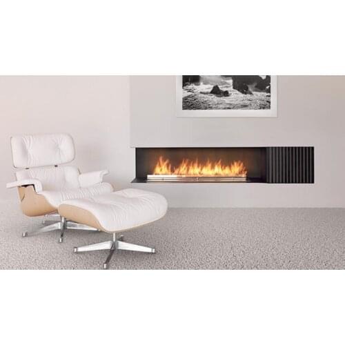 Inno-Fire 48 inch silver or black wifi intelligent smart bio ethanol burner box