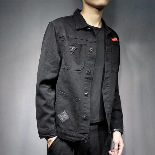 Cowboy Outwear Streetwear Clothes M-5xl Jacket Men Jeans Jacket Fashion Mens Jackets And Coats Fine Spring Outwear