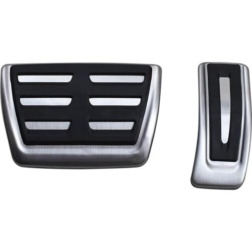 Steel Gas Brake Pedal Cover Set Accessories For Audi New Q5 Q7 A4 B9 A5 A6 C8
