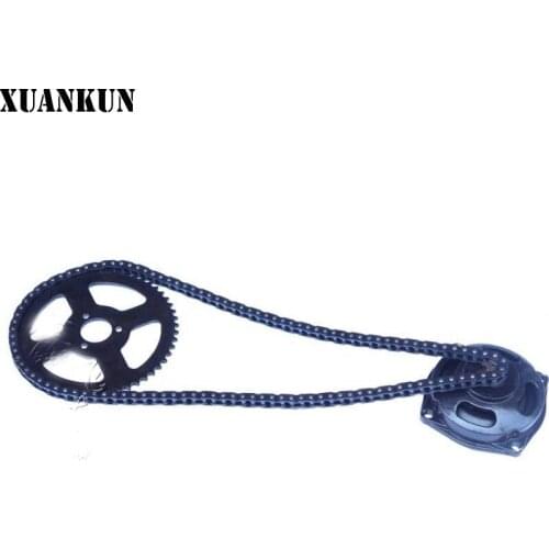 XUANKUN 49CC Mini Trousers Modified Thick Sets Of Bold Gear Box Chain Set