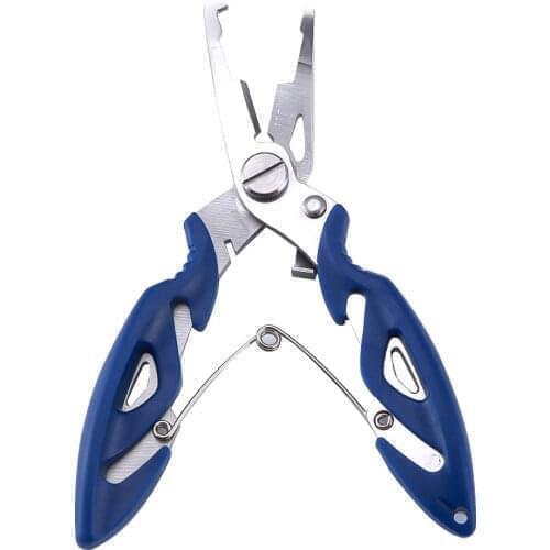 Multifunction Scissors Fishing Plier Scissor Braid Line Lure Cutter Hook Remover etc. Tackle Tool Cutting Fish Use Tongs