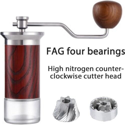 OmnicupPro High Quality Manual Coffee Grinder Coffee Grinding Machine Burr Mill Grinder Mini Bean Milling Portable Kitchen Grind
