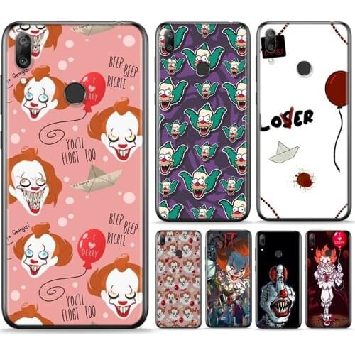 Cartoon Clown IT Silicone Cover For Huawei P Smart 2021 2020 Z S Plus Mate 30 20 10 Pro Lite 2019 2018 Phone Case