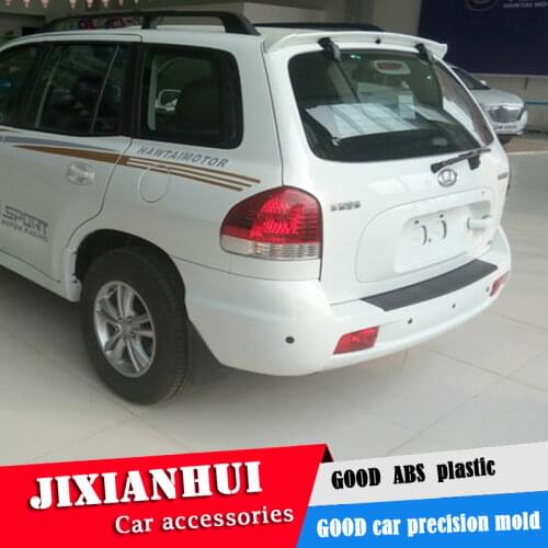 For Santa Fe Spoiler 2009-2014 Hyundai Santa Fe FC Spoiler ABS plastic Material Car Rear Wing Color Rear Spoiler