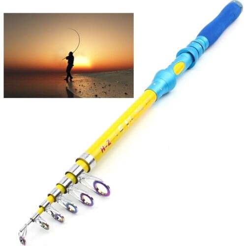 1.8-3.0m Telescopic Fishing Rods UltraLight Carbon Spinning Rod for Saltwater Freshwater Sea Fishing Tackle Low price Trout Rod