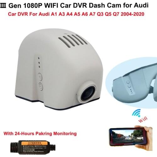 1080P Wifi Car Dvr Dash Cam Car Camera for Audi a1 a3 a4 a5 a6 a7 a8 q3 q5 q7 rs3 rs4 rs5 rs7 tt b5 b6 b7 b8 b9 8v c5 c6 c7 8p