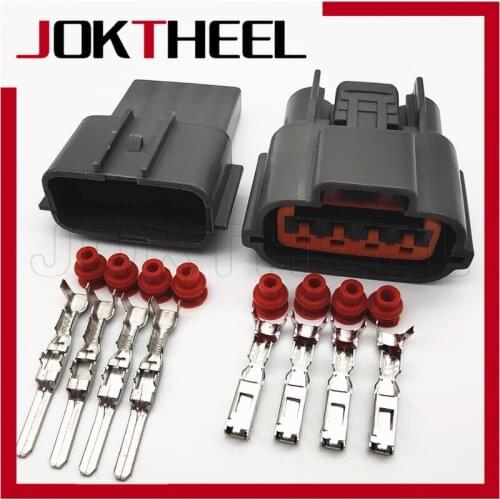 1-20sets Sumitomo 4 Pin male female Gasoline Pump Alternator Repair Connector oxygen sensor plug for Nissan Mitsubishi 6098-0144