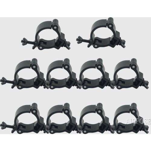 10Pcs/lots LED Stage Effect Light Clamp Truss Stage Light Hook Aluminium Material LED Par Moving Head Light Hooks Security Clamp