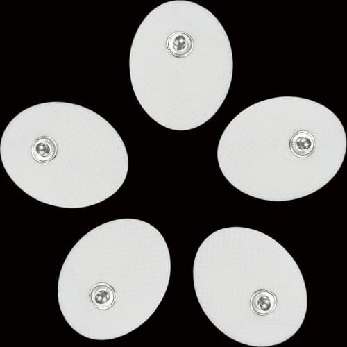 100/50Pcs Silicone Electrode Pads Tens Electrodes Digital Therapy Machine Body Massager Replacement Pads Slimming Massager Patch