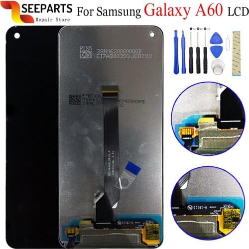 100% Tested For Samsung galaxy A60 lcd 2019 Display Touch Screen Digitizer Assembly SM-A606F/DS SM-A6060 For Samsung A60 LCD